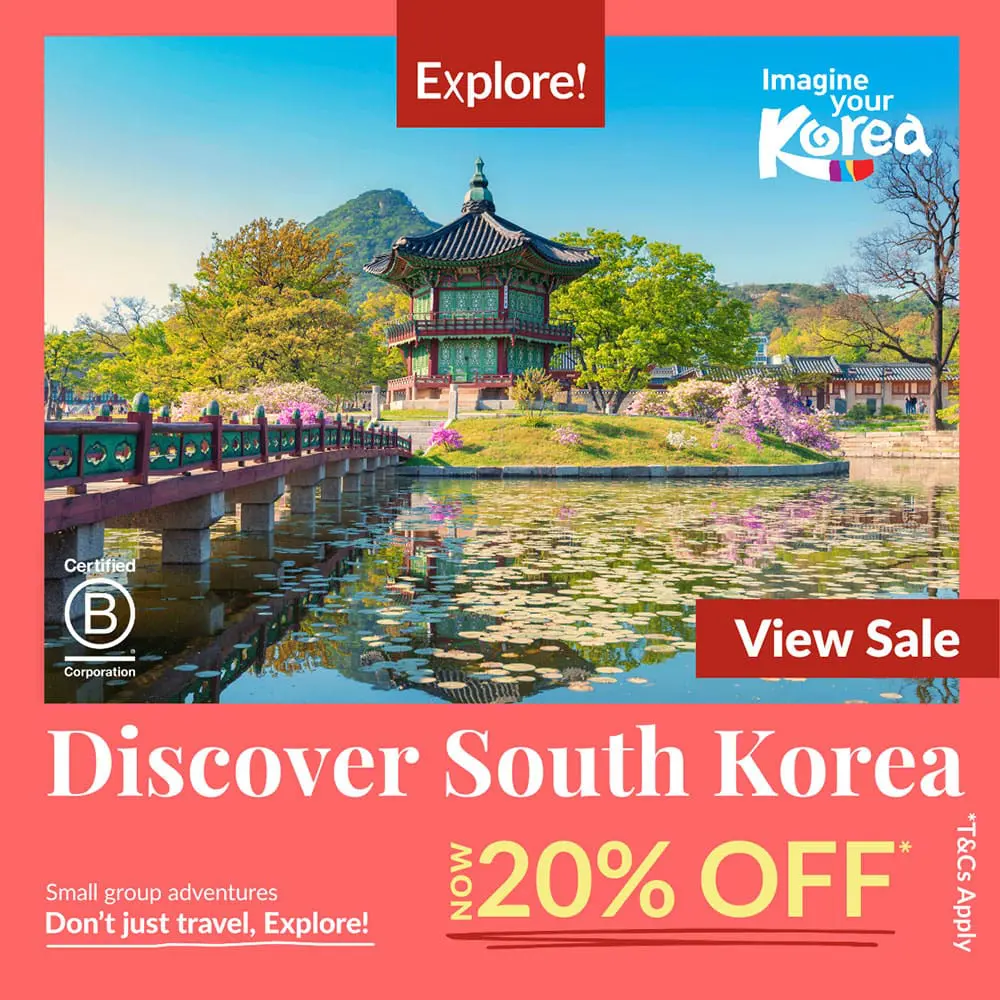 Explore Worldwide launches sale on South Korea in partnership with Korea Tourism Organization 3 South Korea Tour Sale