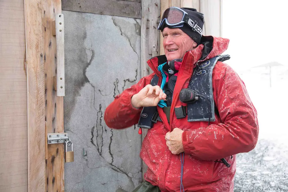 Aurora Expeditions’ Steve McLaughlin on what’s new at the pioneering Aussie cruise company 1 Greg Mortimer opening Scott's hut of the Terra Nova Expedition at Cape Evans on Ross Island, McMurdo Sound, Antarctica.