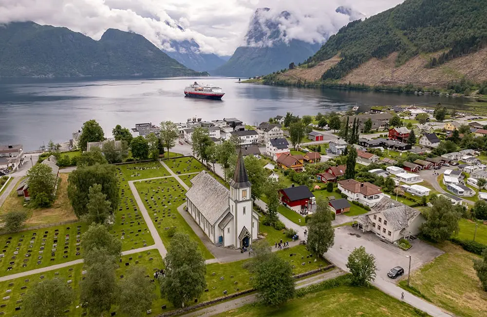 An antidote to overtourism: Hurtigruten’s Community-Centred ‘Open Village’ cruises 1 Karryon CREDIT - Hurtigruten Open Village Concept - Hurtigruten Ship In Saebo - Photo, Michel Afflerbach, Hurtigruten