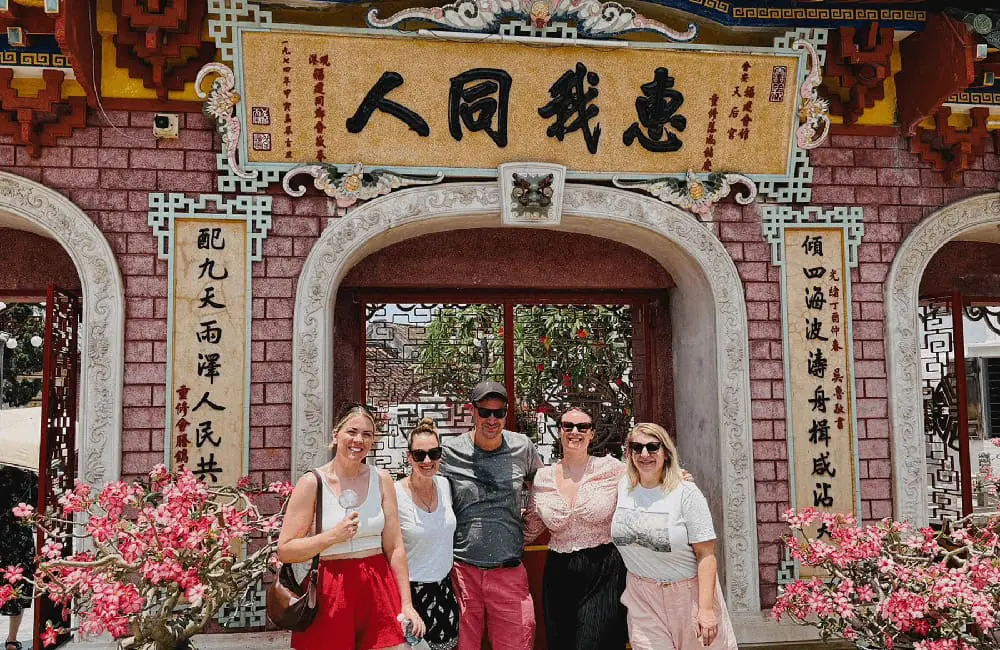 Group of people on Flight Centre Tours in Vietnam.