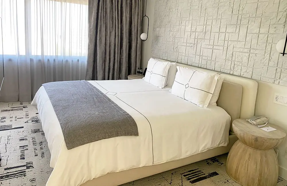 Hotel review: Relaxed luxury at The Huntley Santa Monica Beach, California, USA 4 Signature Suite bed at The Huntley Santa Monica Beach. Image: Cassie Tannenberg