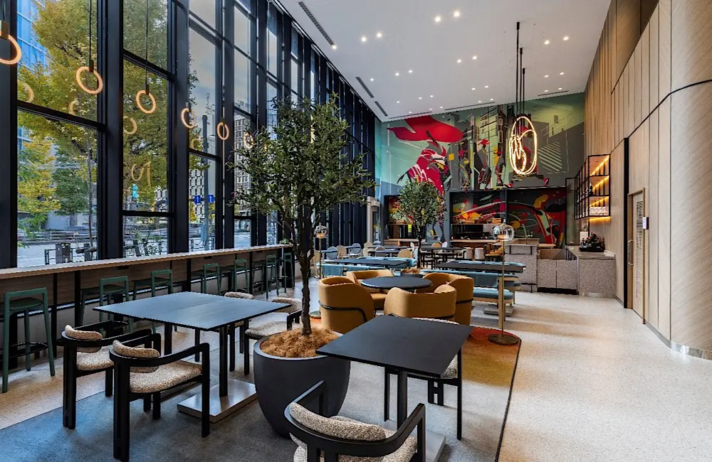 Frasers Hospitality lands in Tokyo with YOTEL Ginza debut 2 A lifestyle-first lobby designed for both social connection and solo recharging—complete with Tokyo street views.