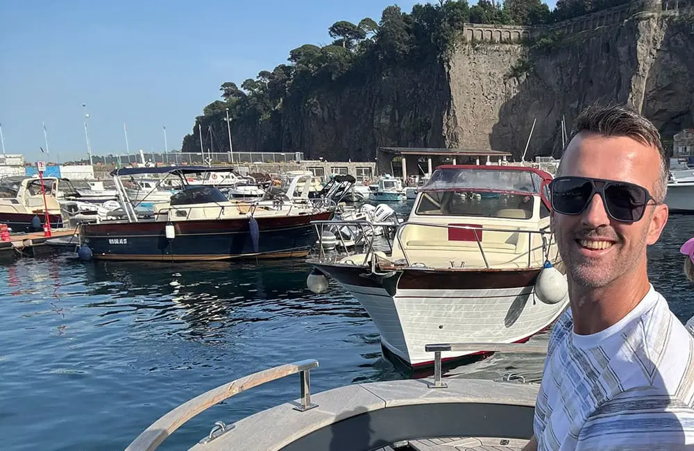 Movers + Shakers: Flight Centre Collection adds top global leisure consultant James Rakus 6 Flight Centre Collection consultant James Rakus on a boat.