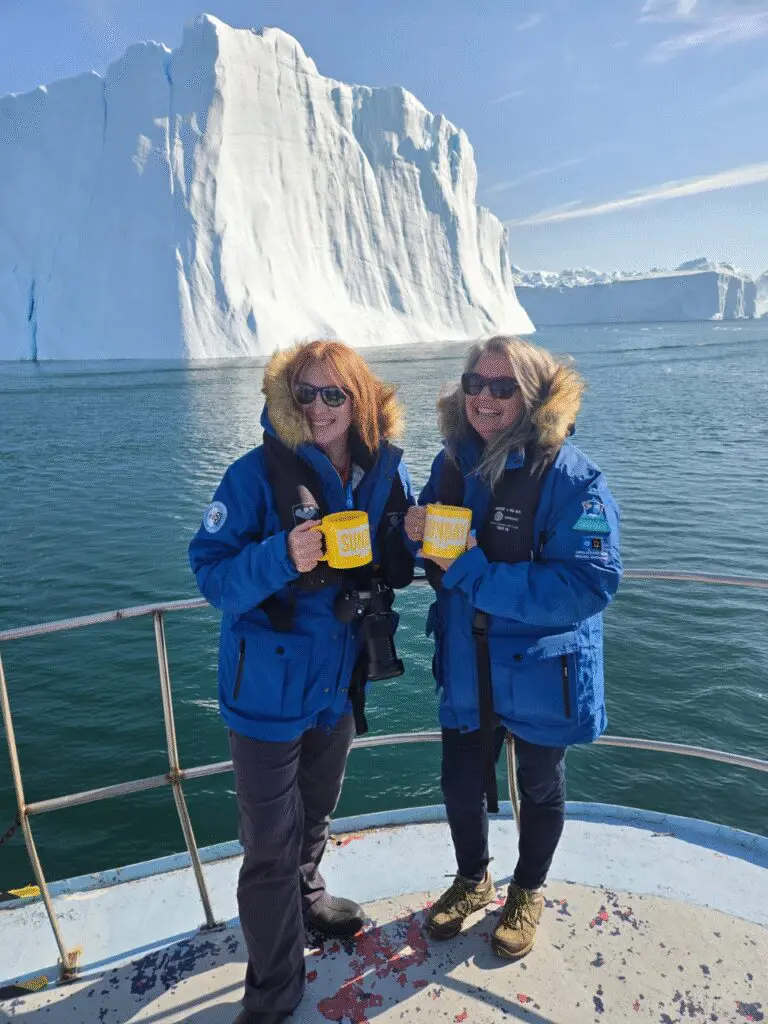 Lindblad Expeditions Lesa Bain on the cruise line's first river cruise and her love of Antarctica 3 Lesa Bain in Greenland