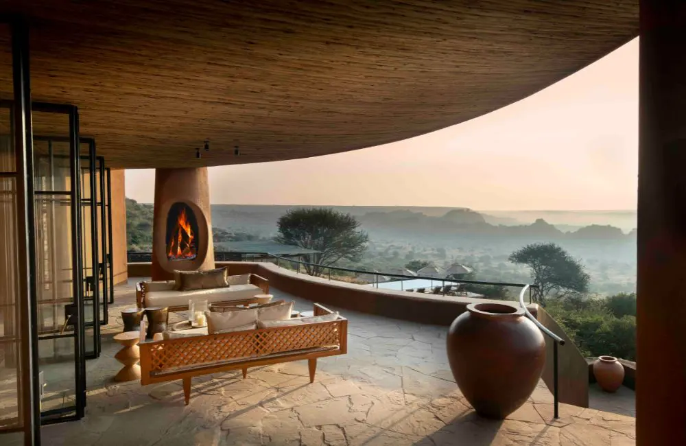&Beyond opens luxury safari lodge on private conservancy in northern Kenya 3 Lower terrace at andBeyond Suyian Lodge