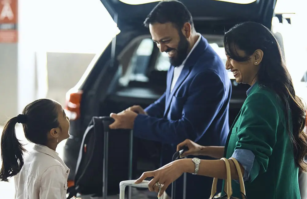 Sydney, Melbourne & Brisbane brace for record-breaking winter school holiday traffic 2 Family at Melbourne Airport carpark for winter school holidays 2025