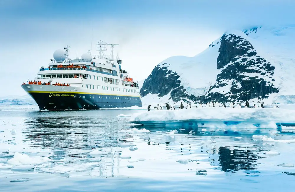 Lindblad Expeditions Lesa Bain on the cruise line's first river cruise and her love of Antarctica 2 NG Orion in the Lemaire Channel, Antarctica