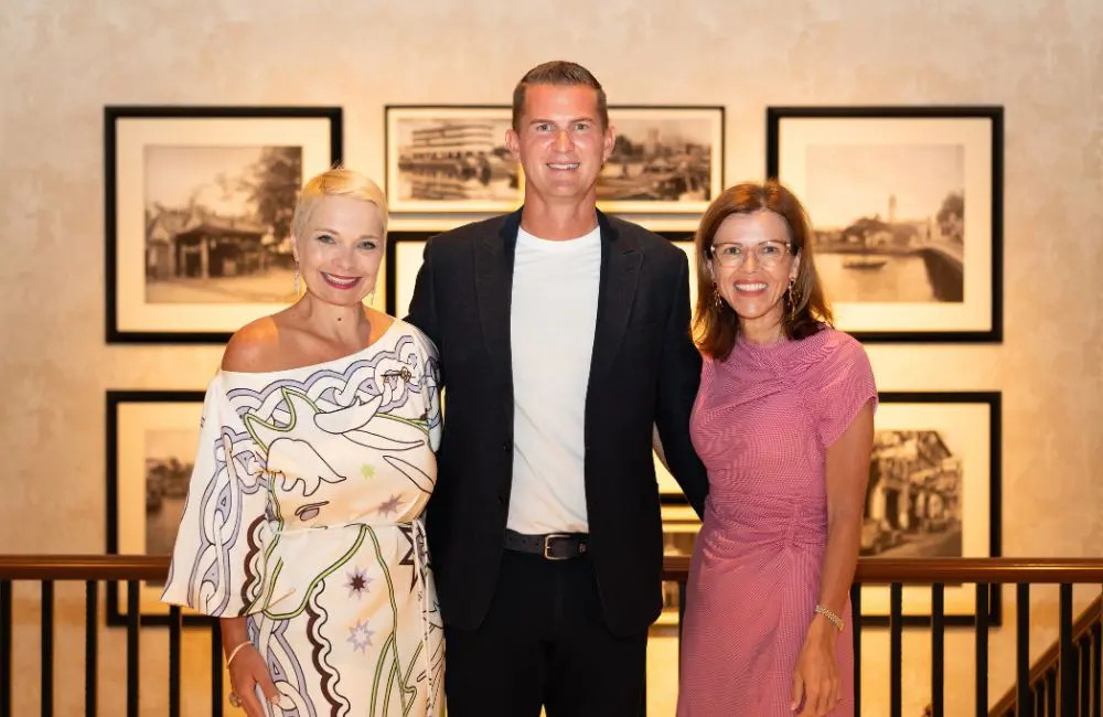 Luxury Travel Collection GM Nikki Glading, Bicton Travel Director Phil Smethurst, Travel Associates GM Rachel Kingswell