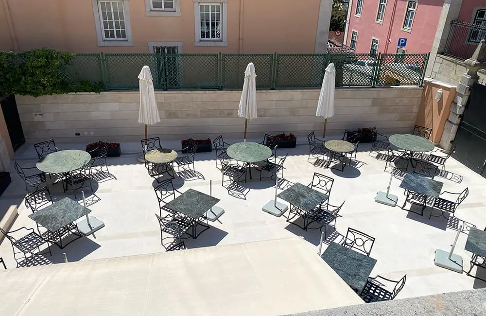 Hotel review: Olissippo Lapa Palace, Lisbon, Portugal 7 OLP breakfast terrace