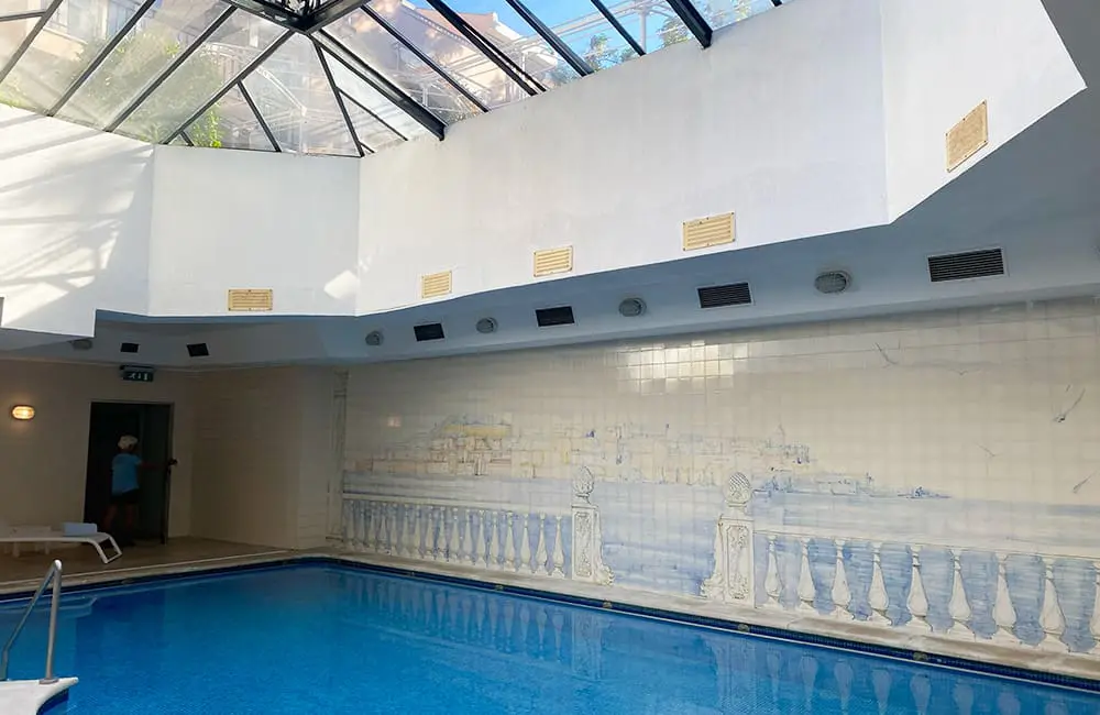 Hotel review: Olissippo Lapa Palace, Lisbon, Portugal 11 OLP indoor pool