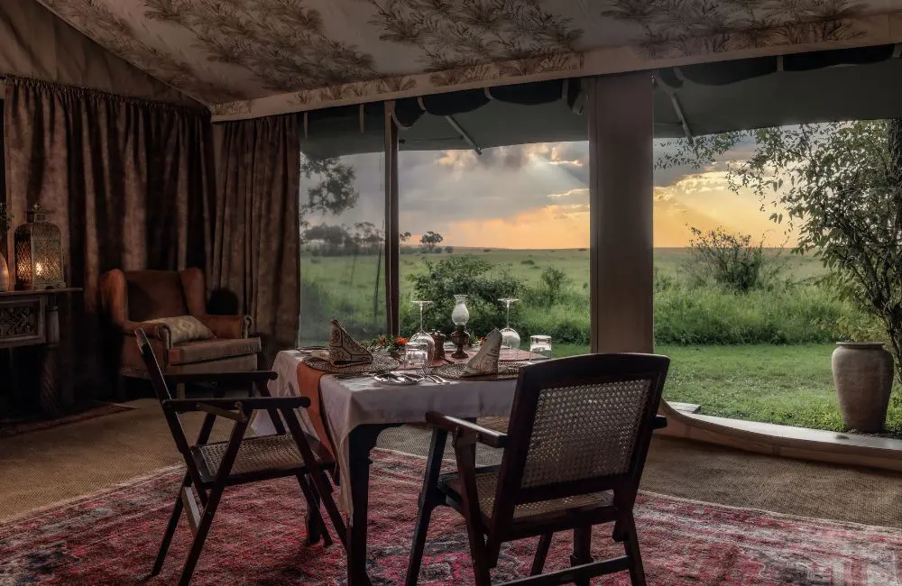 Elewana Collection revamps two luxury Kenyan safari camps 3 Romantic dining at Elephant Pepper Camp