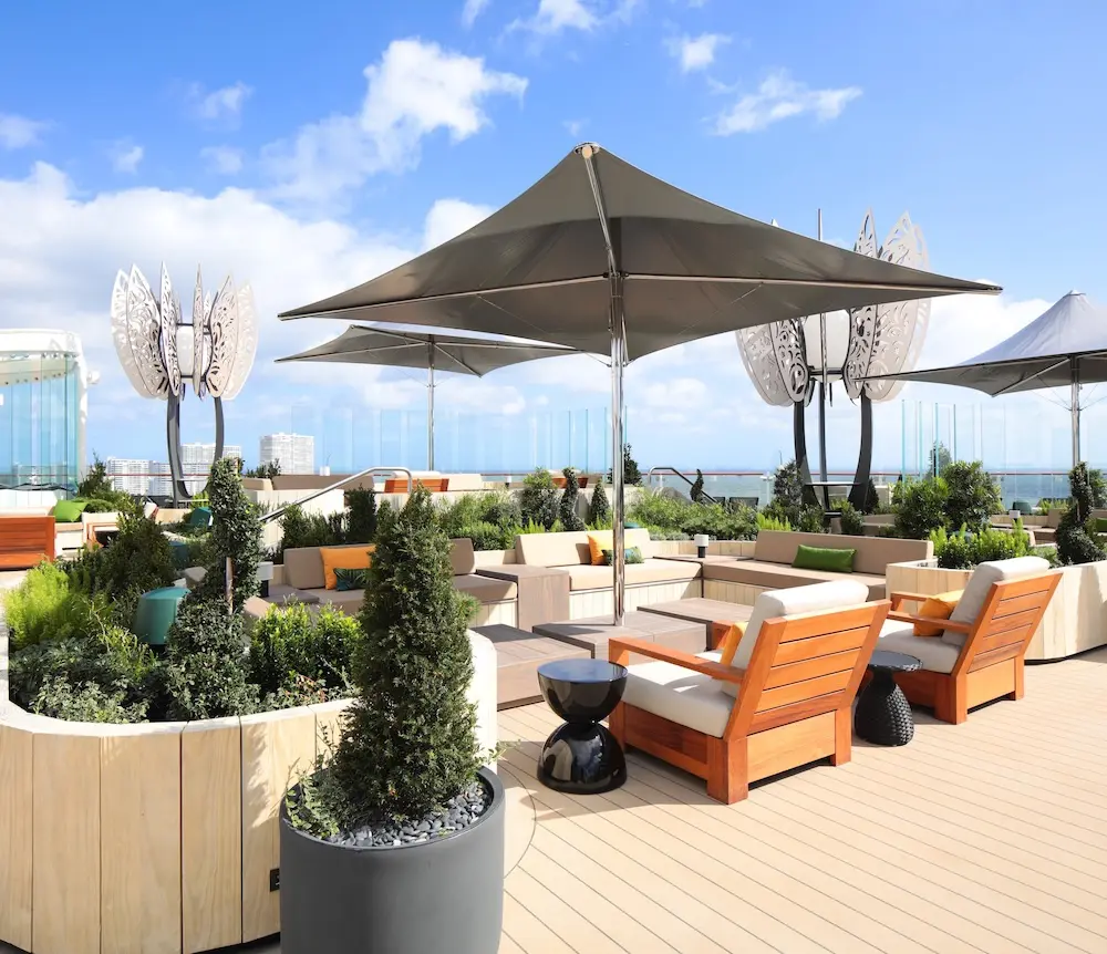 The seasoned travel operators breaking into river cruising 2 Rooftop garden Celebrity Edge class ships are enowned for innovative design
