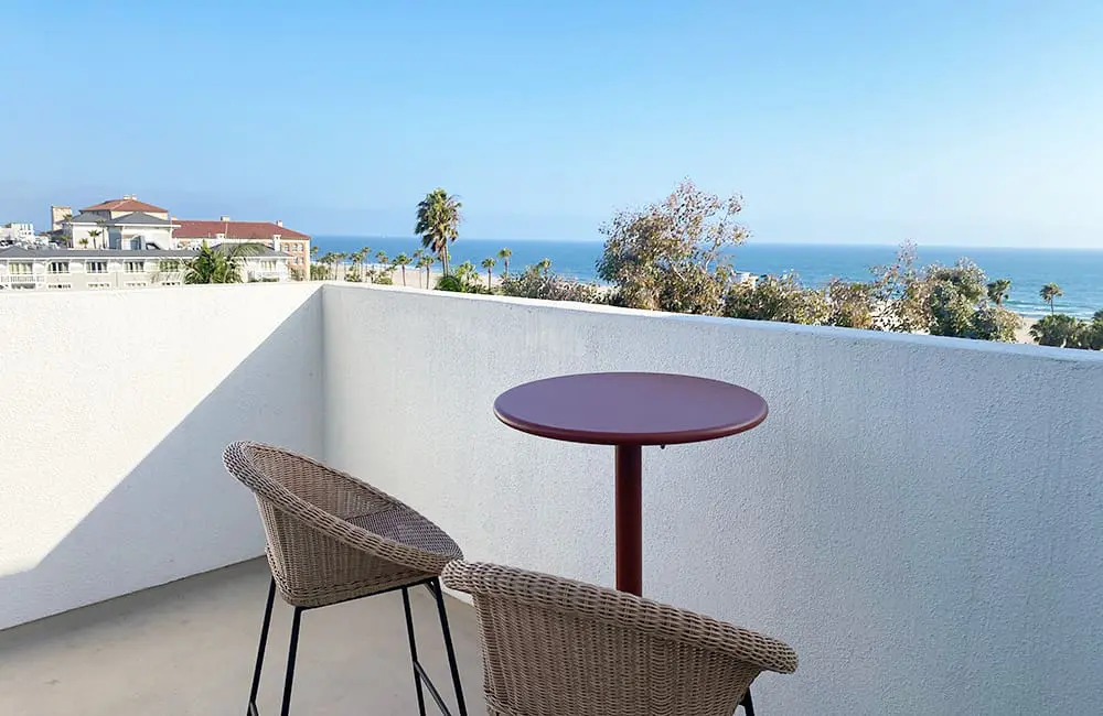 Hotel review: Coastal oasis bliss at Sandbourne Santa Monica, California, USA 6 The priceless view from the Sandbourne Santa Monica Executive King Ocean View balcony. Image: Cassie Tannenberg