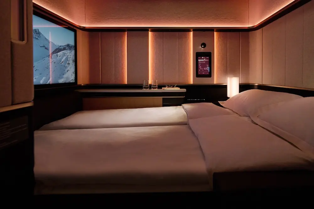 SWISS shows off new SWISS Senses first and business class cabins 3 SWISS's new First Class cabin.