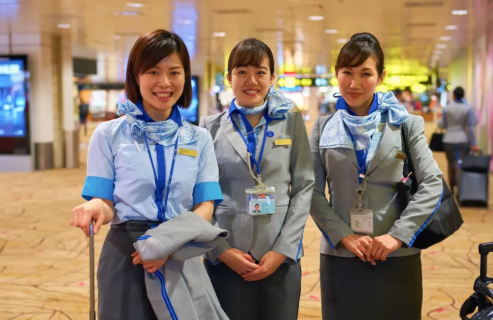 JAL, ANA double Aussie flights as travel to Japan & its lesser known regions booms 2 All Nippon Airways crew.