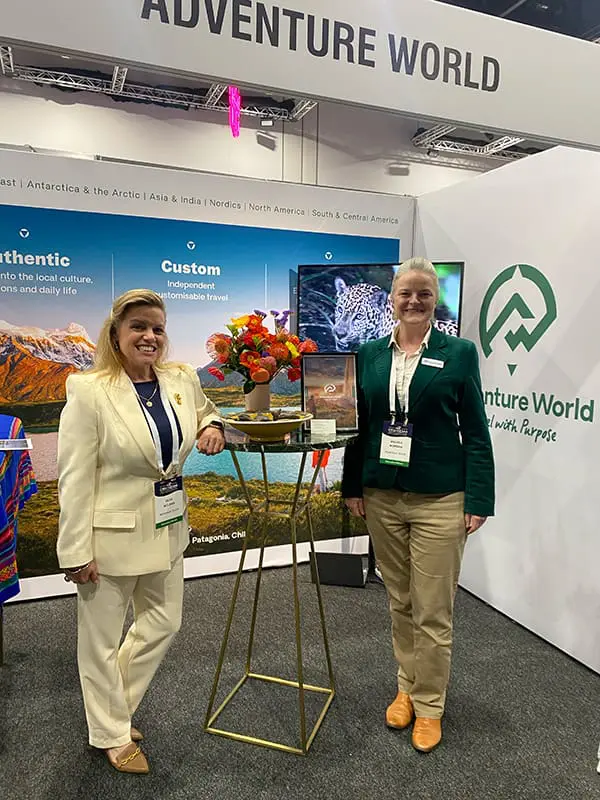 Cruise360 2025: Biggest cruise industry gathering held in this region kicks off in Brisbane 7 Adventure World booth at Cruise360 2025 tradeshow. Image: Cassie Tannenberg