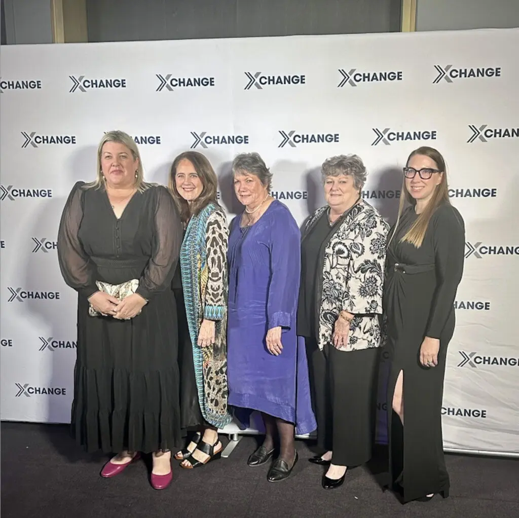 Panellist and Independent Travel Advisor Chris Jenkins (second from right) at the Xchange 2025 gala.