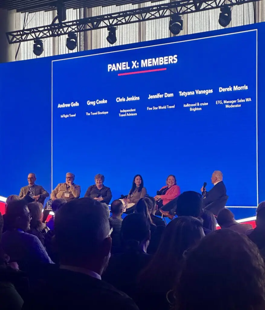 Express Travel Group Xchange 2025: ETG agents share real-world wins, woes and wishes 3 The travel advisor panel at the ETG Xchange conference.
Express Travel Group