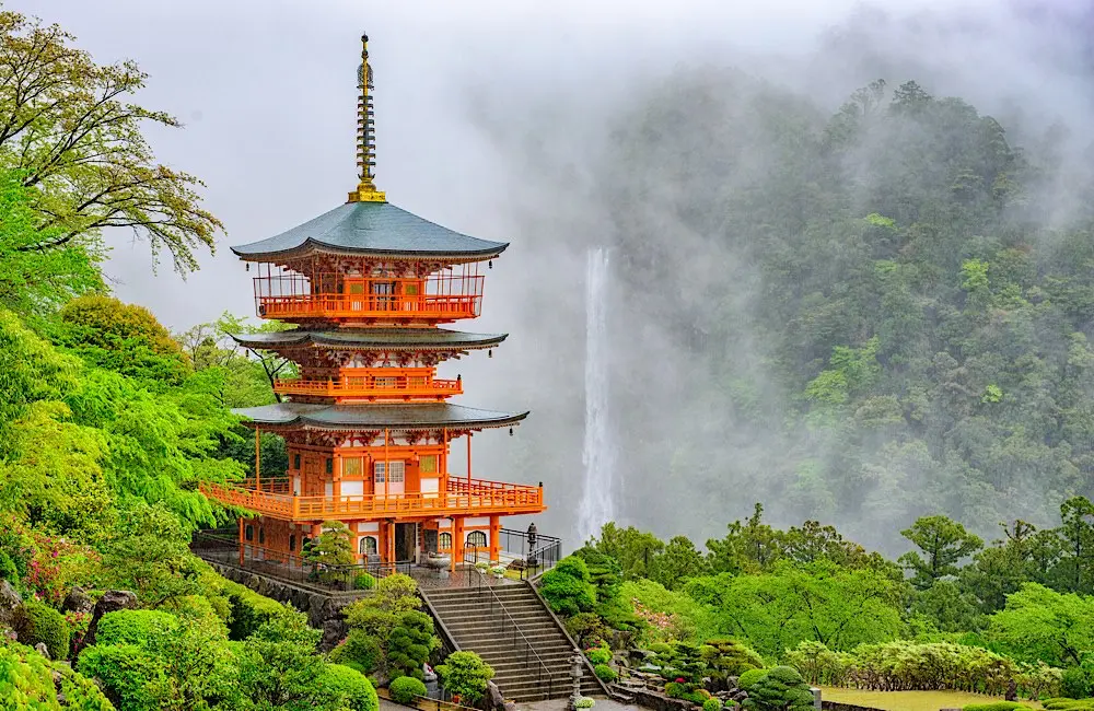 Gate 7 expands regional Japan portfolio with new Tourism Exchange Japan appointments 2 Kumano Nachi Taisha is a Shinto shrine and part of the UNESCO-designated World Heritage Sacred Sites and Pilgrimage Routes in the Kii Mountain Range of Japan. Shutterstock | Sean Pavone