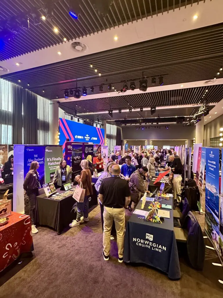 Express Travel Group Xchange 2025: New leadership, fresh energy, same trusted travel "family" 5 Advisors and suppliers meet on the Express Travel Group conference floor.