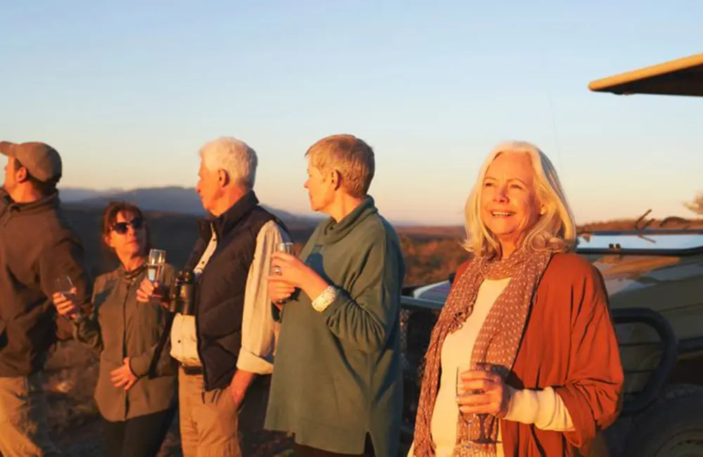 Solo Journeys made easy: Inspiring Vacations' new small-group tours exclusively for solo travellers 1 Inspiring Vacations Solo Journeys group on African safari with jeep.