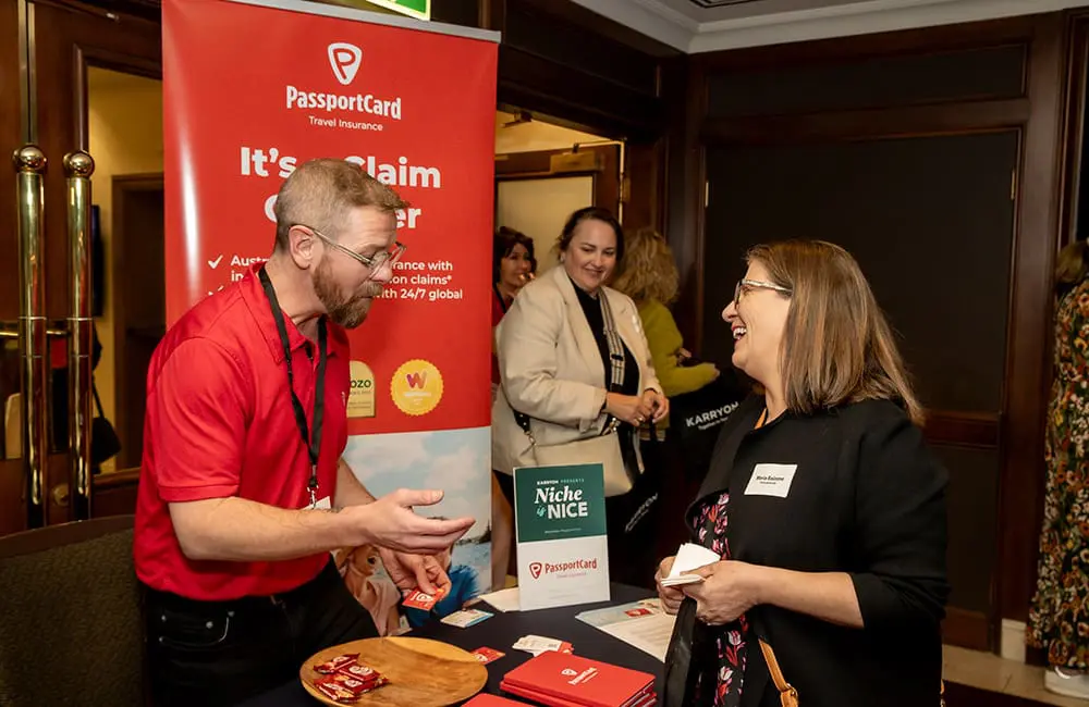 Niche is Nice 2025 series wraps with 400 agents & 40+ brands in 3 cities 9 PassportCard at Niche is Nice 2025 in Melbourne.