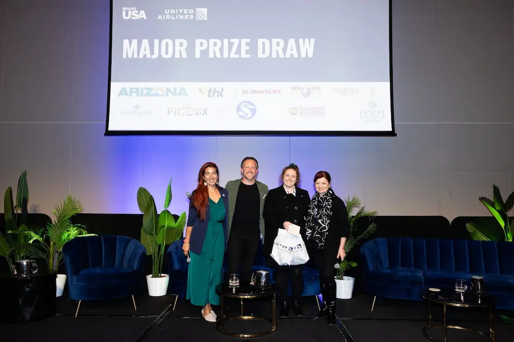 Brand USA wraps three-city Aussie roadshow with 200+ travel agents onboard 7 Prize Winner Masey 3rd Pictured