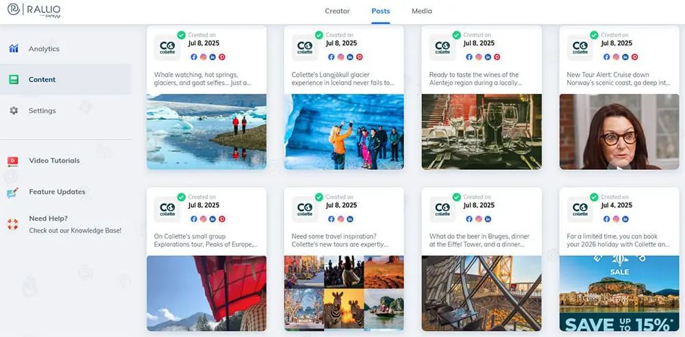 What is "premium"? New Collette agent sales & content tools unpack the seamless experience 2 Collette content on Rallio.