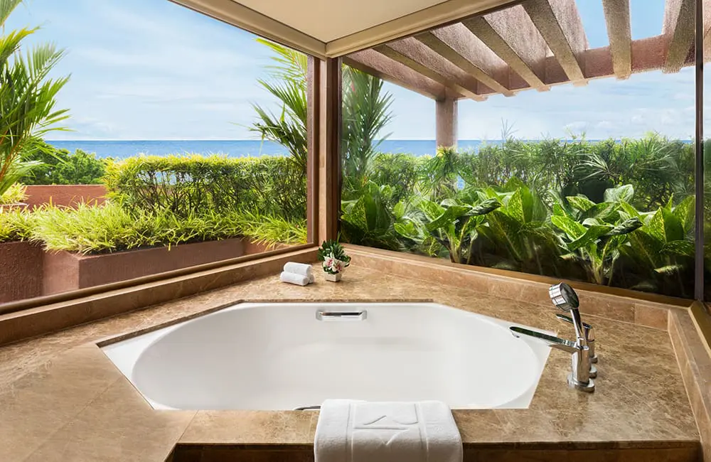 Most Aussies who’ve lied for a hotel upgrade would do it again: study 1 Junior Terrace Suite at Shangri-La Rasa Sayang in Penang. hotel upgrade