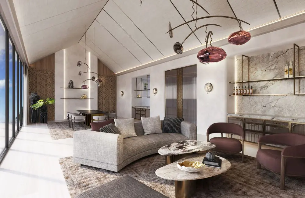 The Ritz-Carlton to make its debut in Fiji on the Coral Coast 2 The Ritz-Carlton Fiji, Namuka Bay living area