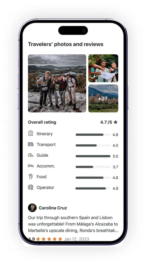 TourRadar doubles down on community-led content with $1.53M fund & trip incentive 3 TourRadar app – RISE fund