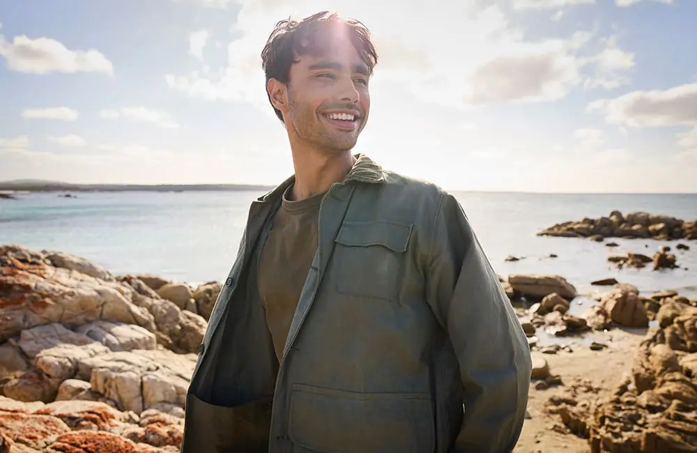 Australian actor Thomas Weatherall in Tasmania. Image: Tourism Australia