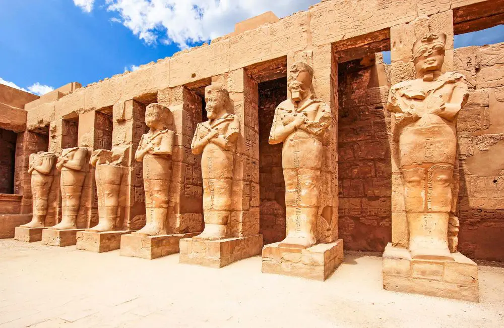 Viking has taken delivery of its newest river ship in Egypt 2 Statues at the Temples of Luxor