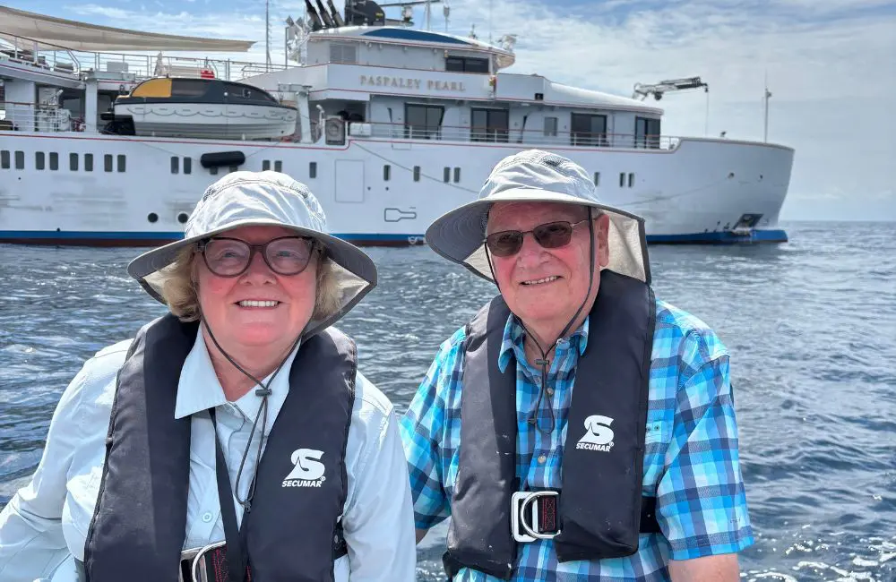 Ship review: Robyn and Murray Sinfield on board Paspaley Pearl