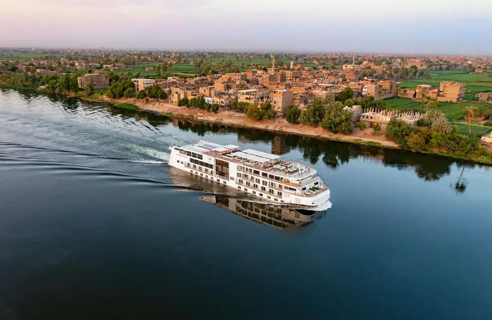 Viking has taken delivery of its newest river ship in Egypt