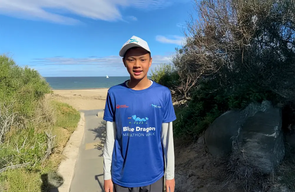 Lace up for good! The Blue Dragon Walk with the Intrepid Foundation is back this September