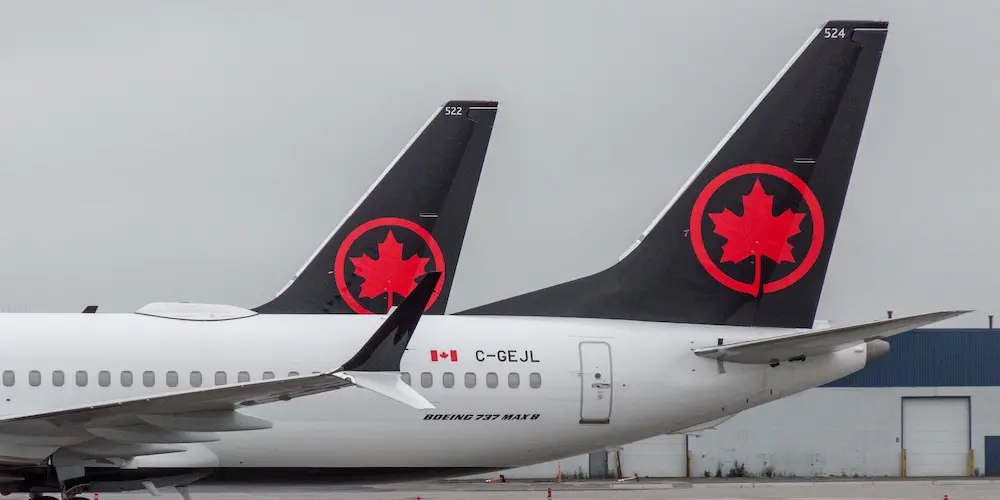 Air Canada at Calgary Airport. (Image Randy Blackwell/Shutterstock.com)
