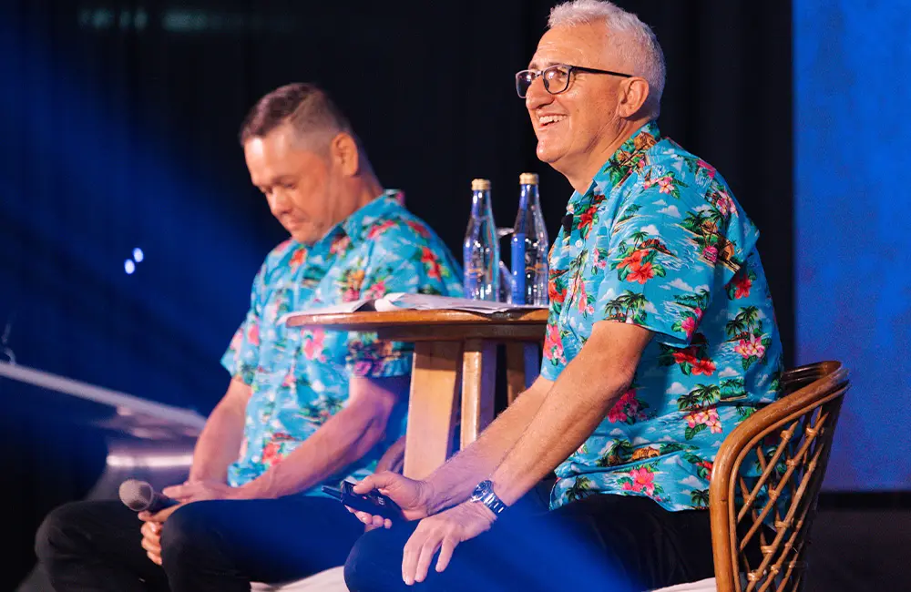 TravelManagers kicks off record-setting Bali conference with clarity and celebration 1 Joe Araullo and Michael Gazal, TravelManagers Bali