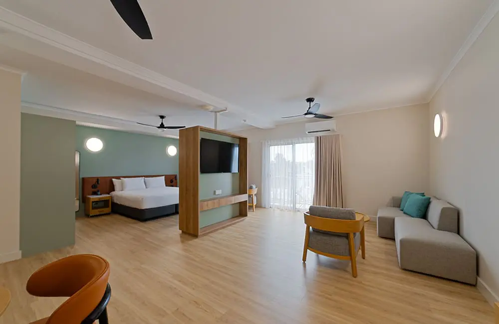 Australia’s first airport resort gets a glow-up with new villas, exec suites and boho vibes 2 Novotel Darwin Airport Executive Suite.