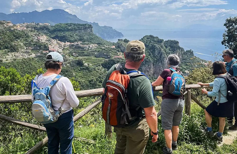 7 in 10 Aussies shrug off peak Europe travel for shoulder seasons in 2025 and beyond: Here’s why 3 Hikers on Explore Worldwide's Amalfi Coast Walking trip.