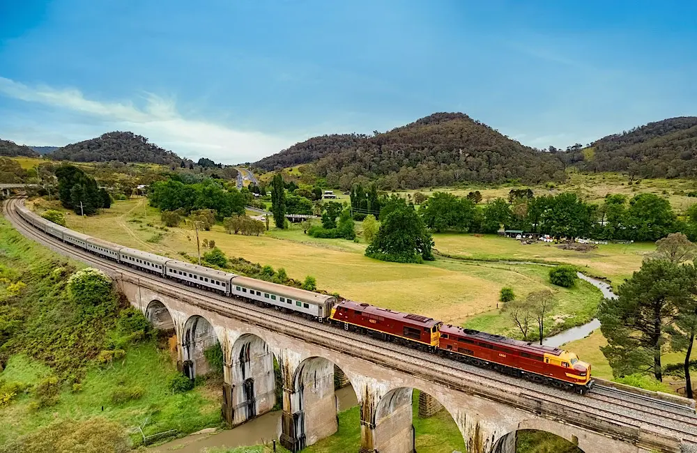 All shook up: Elvis Festival Train announced for 2026 Parkes festival 4 The train winds through classic NSW countryside, turning the journey into part of the Elvis experience.