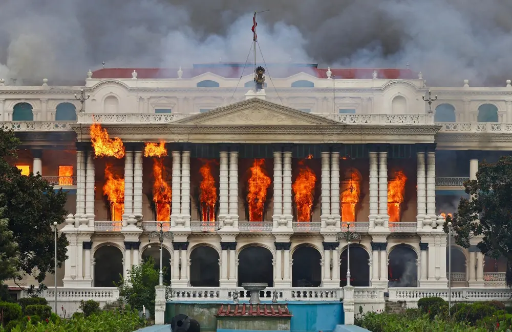 Karryon Top 10 stories of the week: Catch up on our most-wanted: Sep 19 8 Government building on fire in Kathmandu after Nepal protests on 10 September 2025.