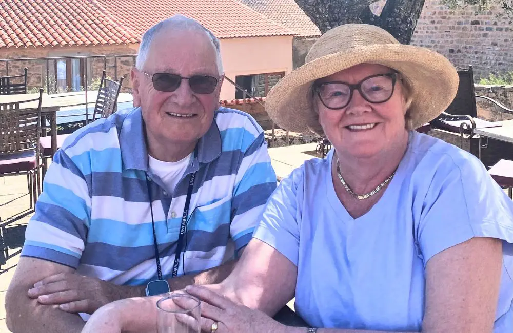 Ship review: Uniworld's Super Ship S.S. São Gabriel with Robyn Sinfield 3 Robyn and Murray Sinfield on a port visit