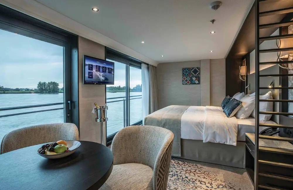 Tauck to add two new riverboats to its fleet due to "unprecedented demand" 1 Suites are spacious with French balconies and walk-in wardrobes