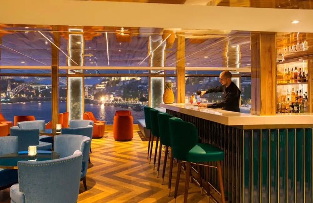 Ship review: Uniworld's Super Ship S.S. São Gabriel with Robyn Sinfield 2 The bar, S.S. Sao Gabriel