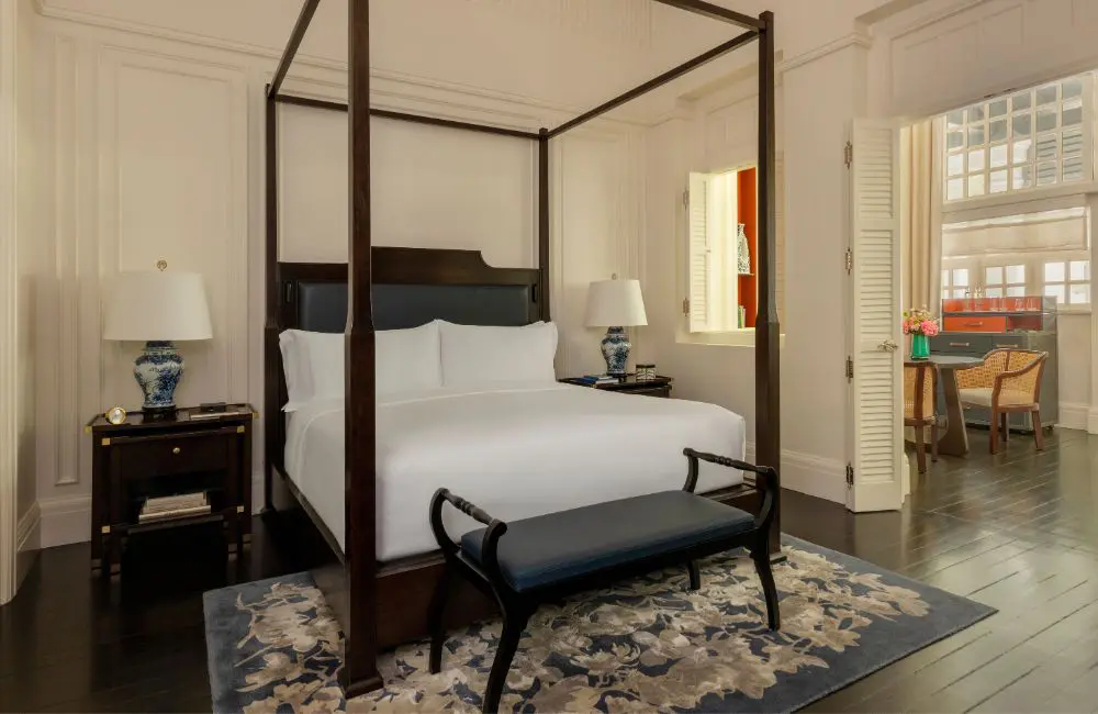 Hotel review: TravelManagers Troy Coelho checks in at the iconic Raffles Singapore 1 Raffles Singapore Palm Court Suite