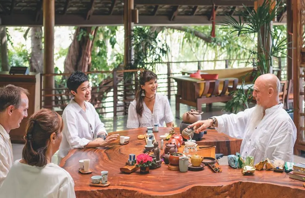 Luxury Unpacked: Kamalaya GM Gopal Kumar on why it refuses to follow the crowd when it comes to wellness 2 Tea ceremony at Kamalaya