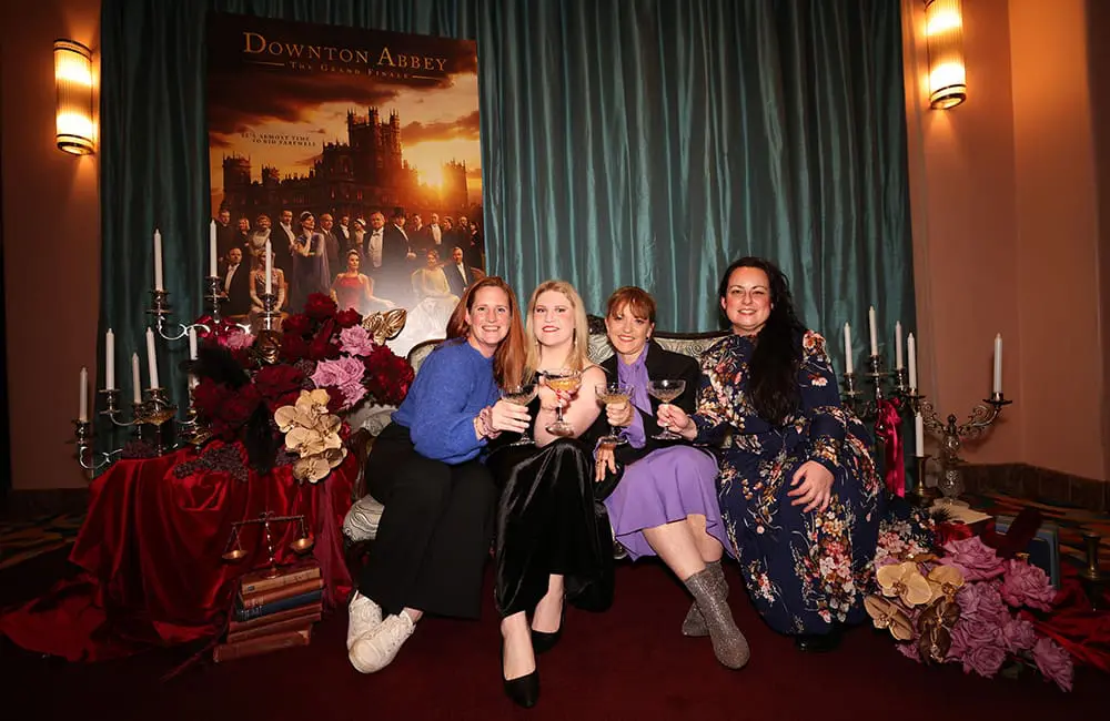 Set-jetting in style: Viking spotlights real-life Downton Abbey castle connection at exclusive Australian film premieres 9 Viking Melbourne guests Lucy Woodward (RACV), Lauren Saylor & Ruth (Smoothfm )& Chantelle Khan (VTIC).