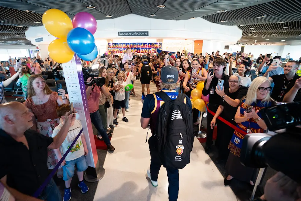 Brisbane Airport records busiest ever day as Lions return; Sydney Airport gears up for record period