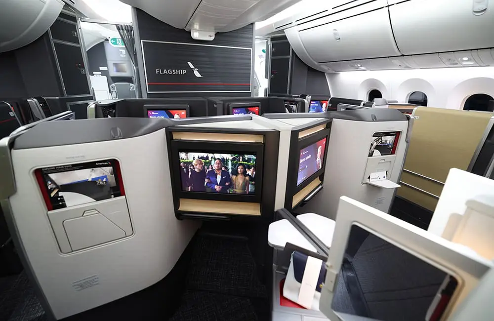 American Airlines' new-to-Australia redesigned B787-9 aircraft is now flying to Brisbane. Here’s what’s on board 11 American's new B787-9P Flagship Suite with screens Image: BNE/AA
